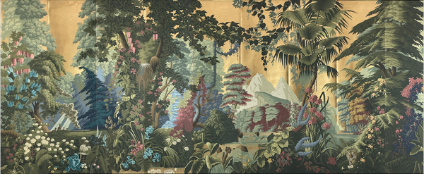 Eden, handpainted wallpaper